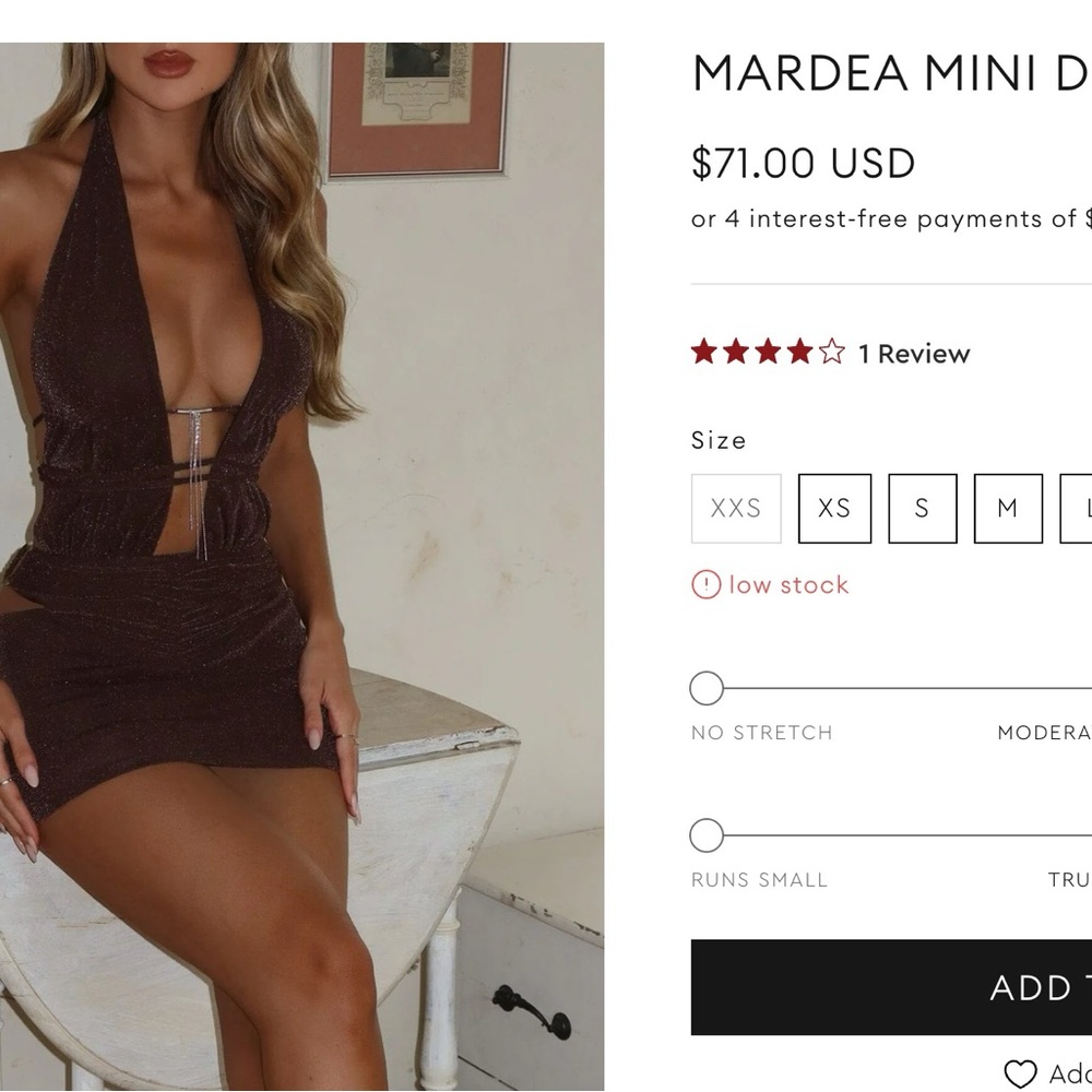 Brown Mini Dress - OutCast Clothing